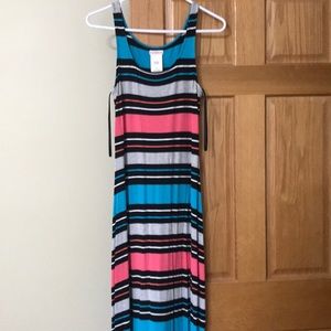Merona stripped maxi dress